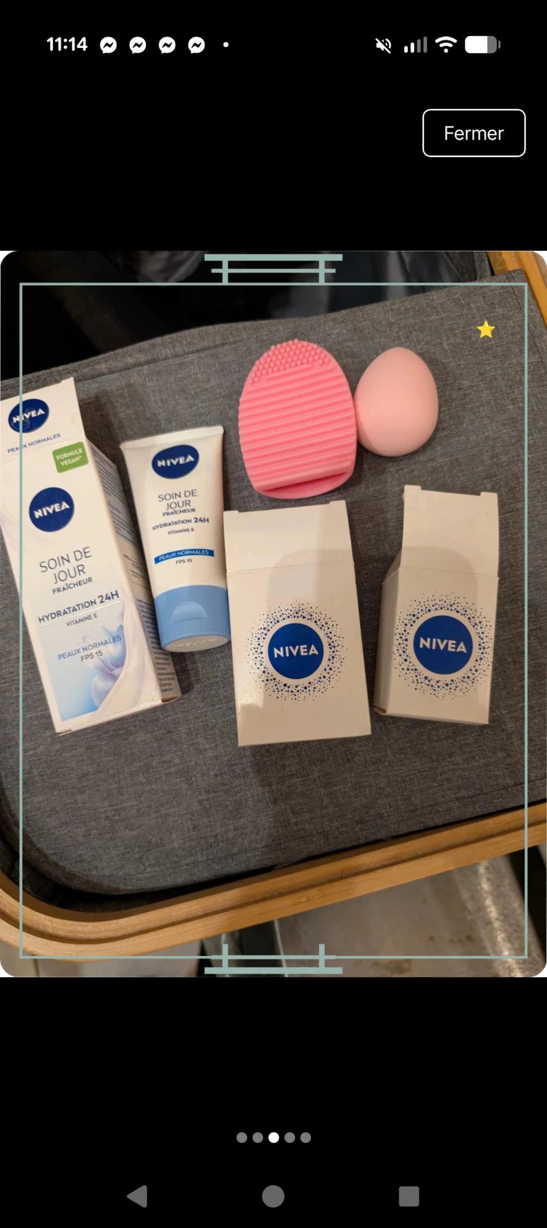 Lot zorg voor gezicht Nivea + make-up accessoires (Nieuw) – photo 3